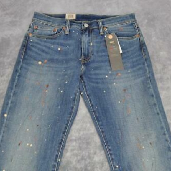levis paint splatter jeans